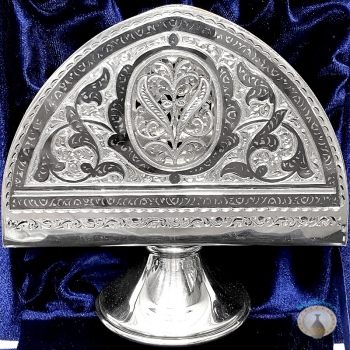 Серебряная салфетница "Карнавал-2"