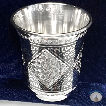 Серебряная стопка для водки или коньяка "Ромб-2" (объем 50 мл)