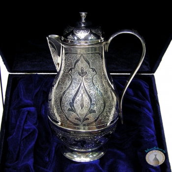 Большой серебряный кувшин для воды или вина "Арабская ночь"