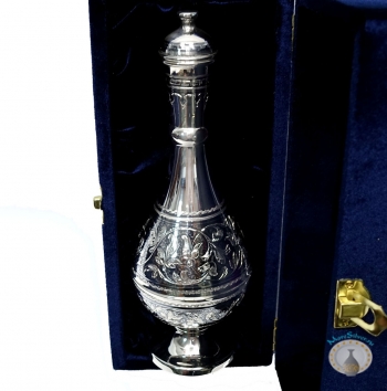 Серебряный графин для водки или коньяка "Князь-2" (объем 260 мл)