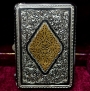 Серебряный портсигар с позолоченным орнаментом "Арабская ночь" - фото 4