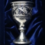 Серебряная рюмка для водки или коньяка "Алтай" (объем 45 мл) - фото 1