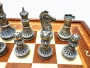 Серебряные шахматы "Золотая королева" единственный экземпляр, ручная работа, серебро, золото, филигрань - фото 3