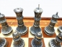 Серебряные шахматы "Золотая королева" единственный экземпляр, ручная работа, серебро, золото, филигрань - фото 4