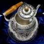 Серебряный чайник для воды "Царский" - фото 4