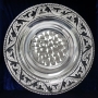Серебряная чашка чайная с блюдцем "Байкал" (2 предмета) (объем 200 мл) - фото 1