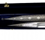 Кинжал серебряный с оксидировкой и Кизлярским лезвием "Византия-2" - фото 1