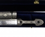 Кинжал серебряный с оксидировкой и Кизлярским лезвием "Византия-2" - фото 2