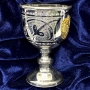 Серебряная рюмка для водки или коньяка "Символ" (объем 45 мл) - фото 2