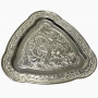 Серебряная тарелка-поднос "Верест-2" (без чернения) - фото 1