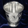 Серебряная стопка для водки или коньяка "Звездная-4" (объем 45 мл) - фото 1