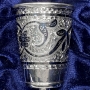 Серебряная рюмка для водки или коньяка "Атлантик" (объем 50 мл) - фото 2