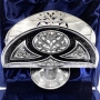 Серебряная салфетница "Карнавал-3" - фото 1