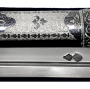 Серебряный двусторонний кинжал с гравировкой, чеканкой, чернением и каленым лезвием "Кардинал" - фото 6