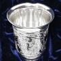 Серебряная стопка для водки или коньяка "Звездная-3" (объем 85 мл) - фото 1