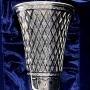Набор серебряных бокалов "Грация-2" (4 шт) (объем 1 бокала 180 мл) - фото 2