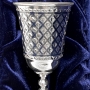 Набор серебряных рюмок для водки или коньяка "Алмазная грань-2" (2 шт) (объем 1 рюмки 50 мл) - фото 2
