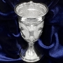 Серебряная рюмка для водки или коньяка "Жасмин-3" (объем 65 мл) - фото 1