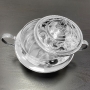 Серебряная сахарница-конфетница "Байкал-3" (объем 350 мл) - фото 2