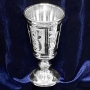 Серебряная рюмка для водки или коньяка "Листопад" (объем 50 мл) - фото 1