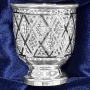 Серебряная стопка для водки или коньяка "Мистика-2" (объем 50 мл) - фото 1