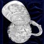 Серебряный кувшин для воды или вина "Эксклюзив-3" (объем 1000 мл) - фото 1