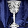 Набор серебряных рюмок для водки или коньяка "Венера" (6 шт) (объем 1 рюмки 60 мл) - фото 3