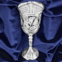 Серебряная рюмка для водки или коньяка "Алтай-4" (объем 55 мл) - фото 1