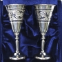 Набор серебряных рюмок для водки или коньяка "Ладога-2" (2 шт) - фото 1