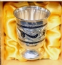 Серебряная стопка для водки или коньяка "Енисей"      - фото 1