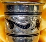Серебряная стопка для водки или коньяка "Енисей"      - фото 2