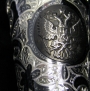 Набор серебряных бокалов с гербом России "Князь-2" (2 шт) - фото 3