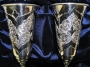 Набор серебряных бокалов "Оскар" (2 шт) (объем 1 бокала 180 мл) - фото 2