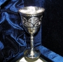 Серебряная рюмка для водки или коньяка "Классика"   - фото 1