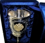 Серебряный бокал с позолоченным гербом России "Символ" (объем 330 мл) - фото 3