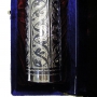 Серебряная бутылка для водки или коньяка "Монарх" - фото 2