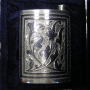 Серебряная фляжка "Гравюра" - фото 1