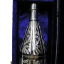 Серебряная бутылка для водки или коньяка "Купеческая" - фото 1