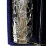 Серебряная бутылка для водки или коньяка "Блеск" (объем 500 мл) - фото 2