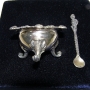 Серебряная сольница с ложечкой "Княжна" - фото 1