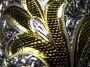 Эксклюзивный набор серебряных бокалов с золотым покрытием и горячей эмалью "Микеланджело" (авторская работа) - фото 6