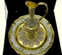 Серебряный сервиз винный с горячей эмалью и золотым покрытием "Герцогиня" (Авторская работа) - фото 8