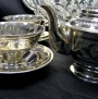 Серебряный сервиз чайный большой "Византия" (16 предметов) - фото 4