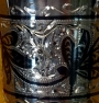 Набор серебряных стопок для водки или коньяка "Звездный-2" (4 шт) (объем 1 стопки 50 мл) - фото 3