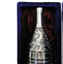 Серебряная бутылка для водки или коньяка "Бастион" - фото 1