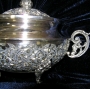 Уникальный серебряный чайный сервиз ручной работы "Иллюзия" (16 предметов) - фото 11
