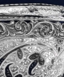 Серебряная конфетница-ваза-фруктовница "Гречанка-5" - фото 5