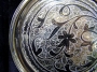 Серебряная тарелка "Вьюн" - фото 1
