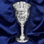 Серебряная рюмка для водки или коньяка "Весна-3" (объем 45 мл) - фото 1