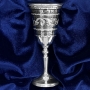 Набор серебряных рюмок для водки или коньяка "Весна-4" (6 шт) (объем 1 рюмки 50 мл) - фото 2